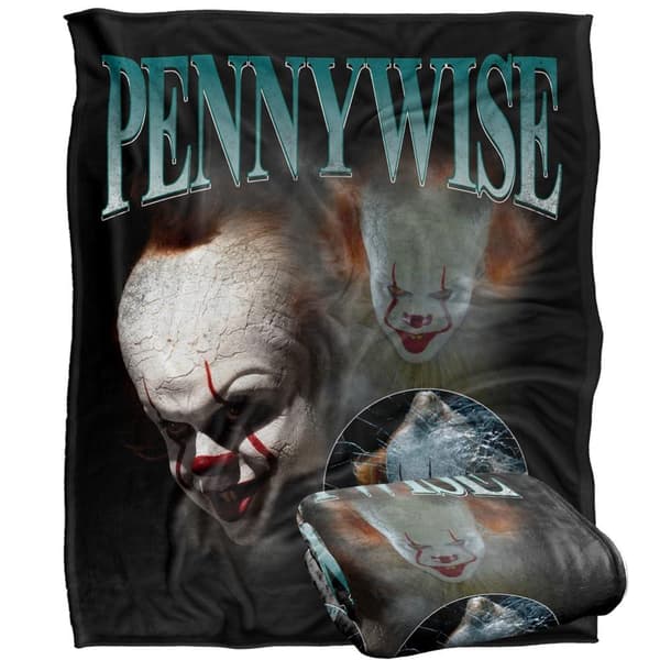 It Chapter 2 Pennywise Bootleg Soft Touch Blanket