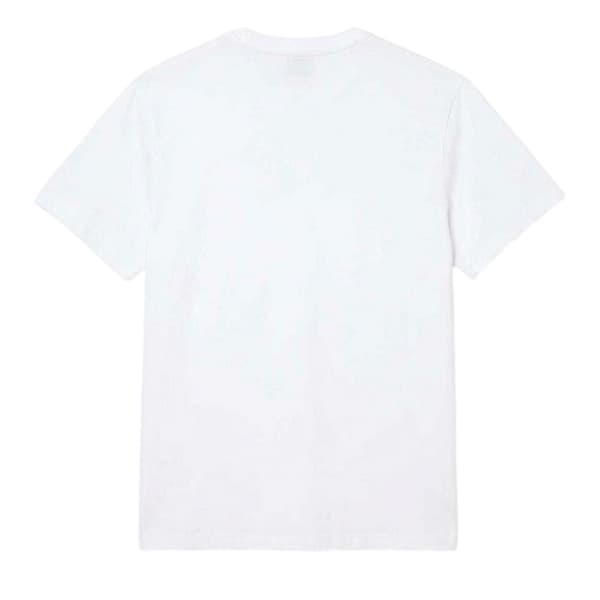 Lacoste Herr T-shirt i bomull med broderad logotyp
