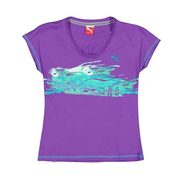 Puma Lasten Wave Splash Regular T-paita