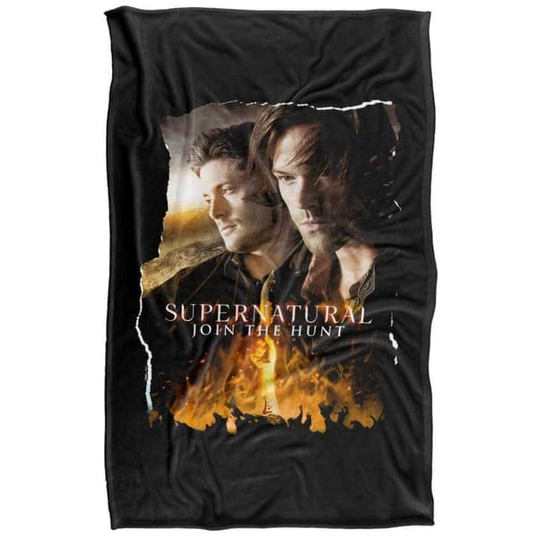 Supernatural Sam & Dean Mark Of Cain Soft Touch Throw