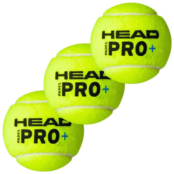 Head Pro+ Padelboll (3-pack)