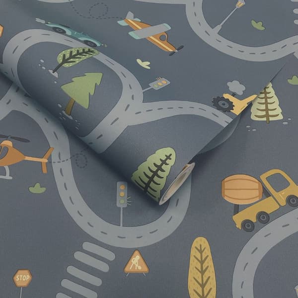 Holden Décor Roundabout Road Texturerad Tapet
