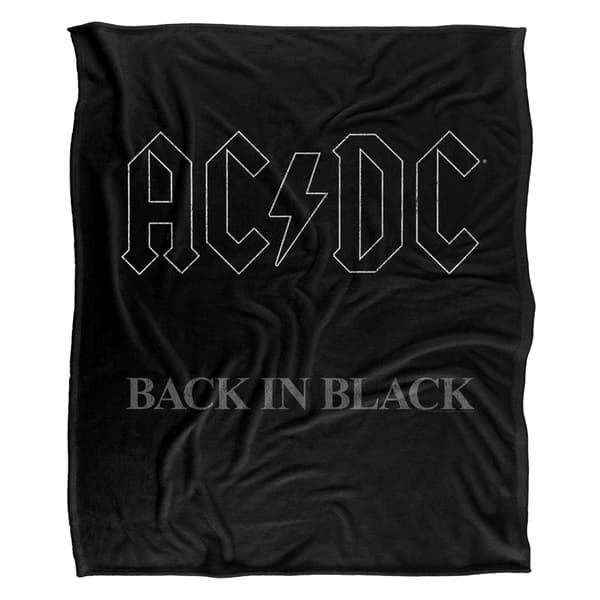 AC/DC Back In Black Silky Supersoft -peitto