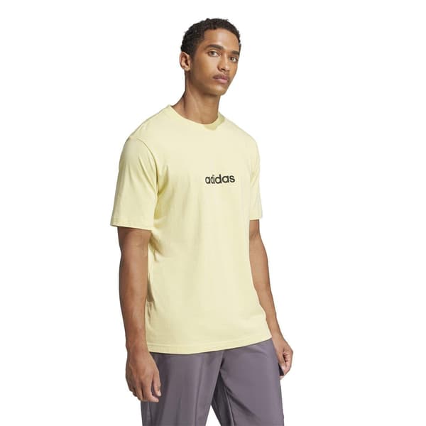 Adidas bomulls-T-shirt med logotyp för män