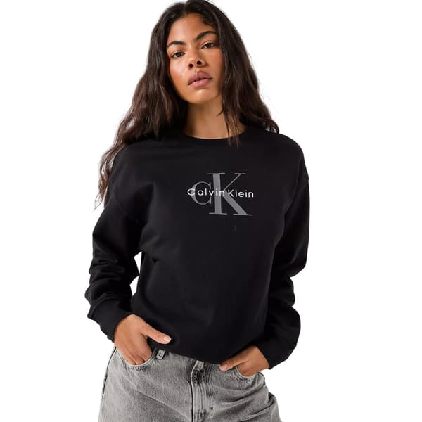 Calvin Klein Dam/Dam Logotyp Långärmad Tröja