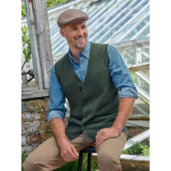 WoolOvers Mens Lambswool Waistcoat