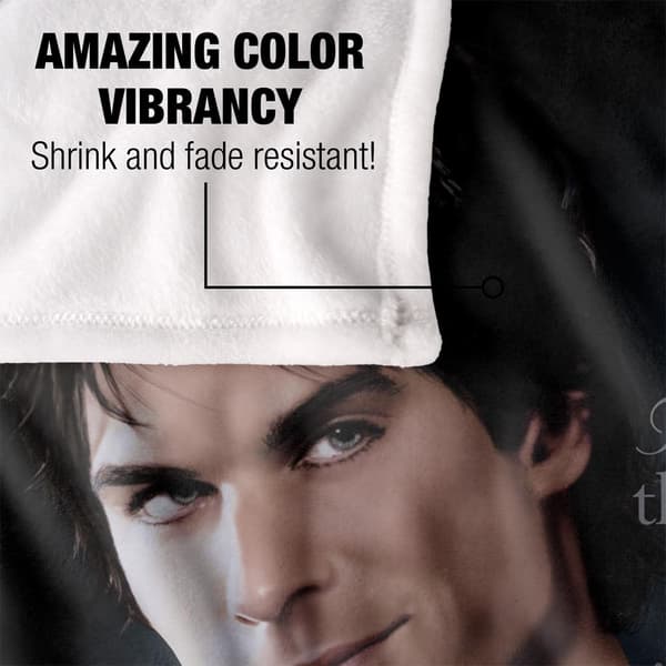 Vampire Diaries Interesting Things Damon Blanket