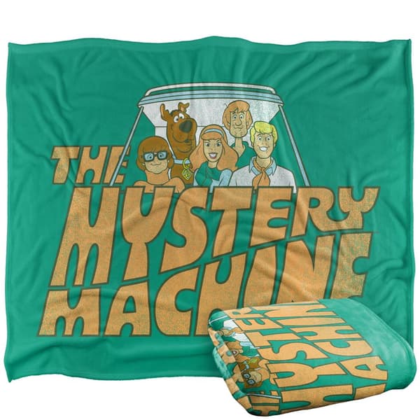 Scooby Doo The Mystery Machine Group Shot Blanket