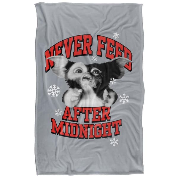 Gremlins Gizmo Never Feed After Midnight Blanket