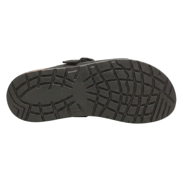 Chaco Mens Lowdown Leather Open Toe Flatform Slides