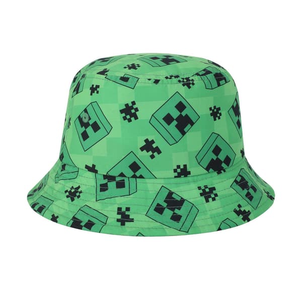 Minecraft Creeper Character Bucket Hat