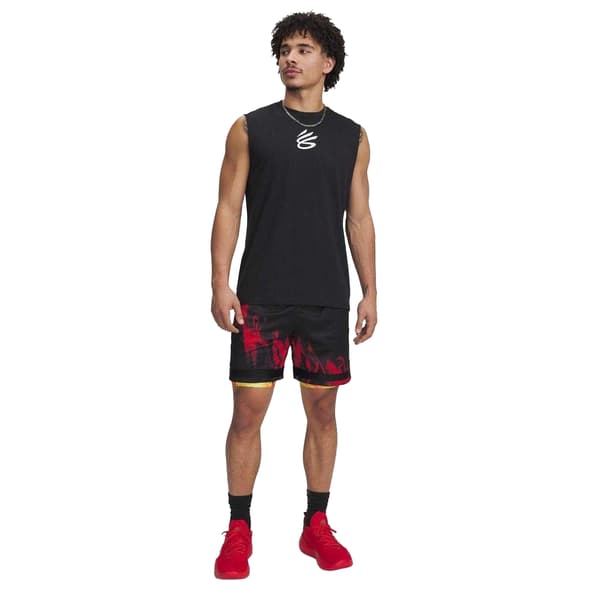 Under Armour Herr Flames Basketshorts