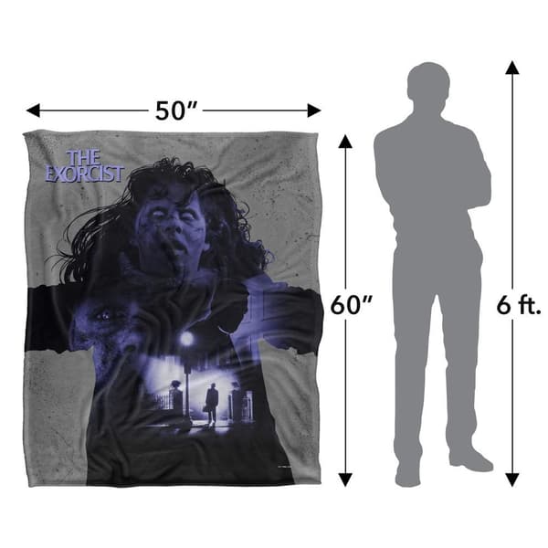 The Exorcist Movie Poster Blanket