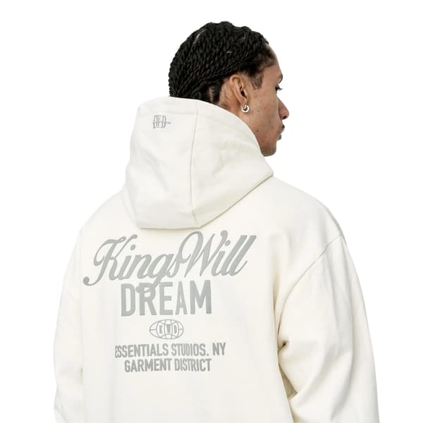 Kings Will Dream Mens Studio Script Back Print Hoodie