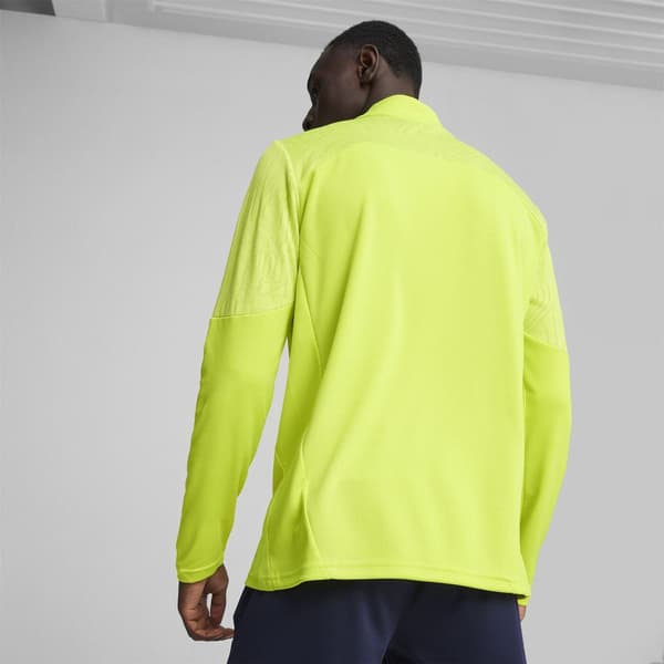Puma Mens TeamFinal Quarter Zip Training Fleece Top