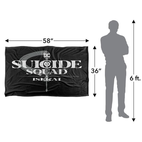 Suicide Squad Isekai Squad Soft Touch Logo Blanket