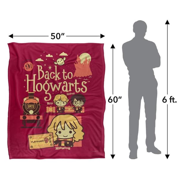 Harry Potter Tillbaka Till Hogwarts Chibi Gruppfilt