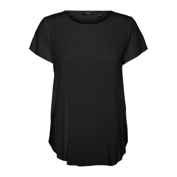 Vero Moda Dam Crew Neck Kortärmad Blus