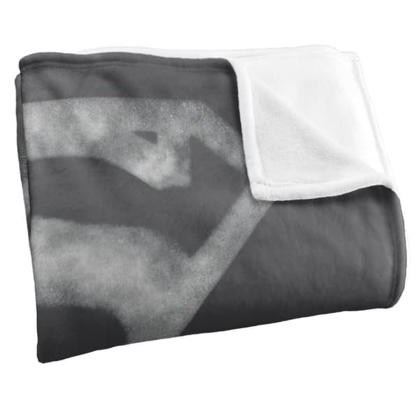 Superman Fleece Distressed Logo Blanket