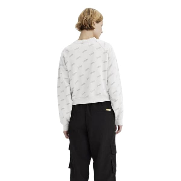 Levis Dam/Dam Logotyp Tröja med Rund Hals