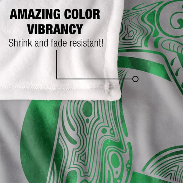 Harry Potter Slytherin Abstract Blanket