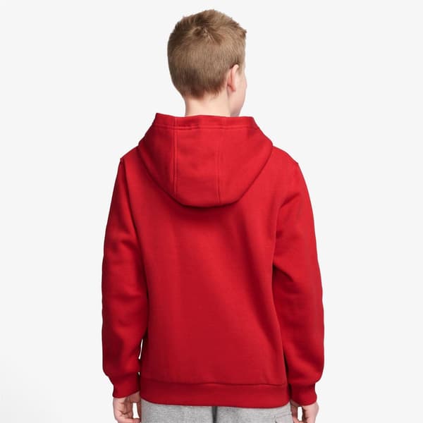 Nike Childrens/Kids Text Logo Pullover Hoodie