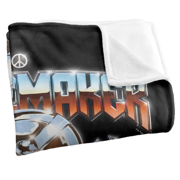 Peacemaker Season Two Helmet Logo Blanket