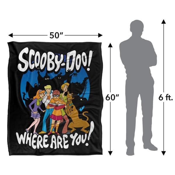 Scooby Doo Ghosts Soft Touch Blanket