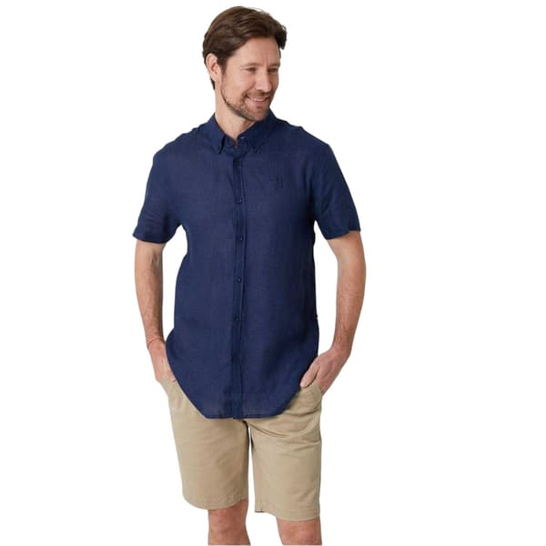 Saltwell Mens Linen Blend Regular Shirt