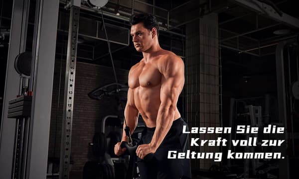 JASPORT ergonomisk tricepsgreb til kabeltræning, roning og lat pulldown