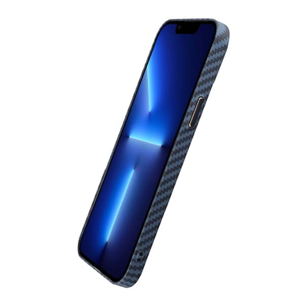 Carbon Fiber Case iPhone 12 Pro Max - Blue