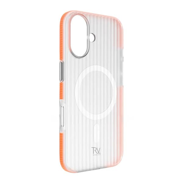 iPhone 17 Case Corrugated with Magsafe Rvelon - Orange