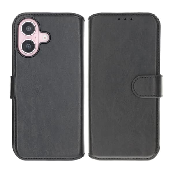 RV Magnetic Wallet Case iPhone 16 Plus Black
