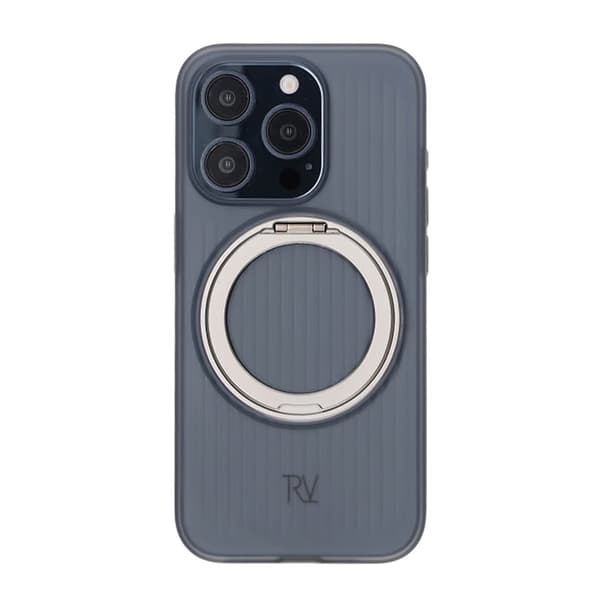 iPhone 15 Pro Max Rvelon Skal Roterande Magnet Stativ - Grå