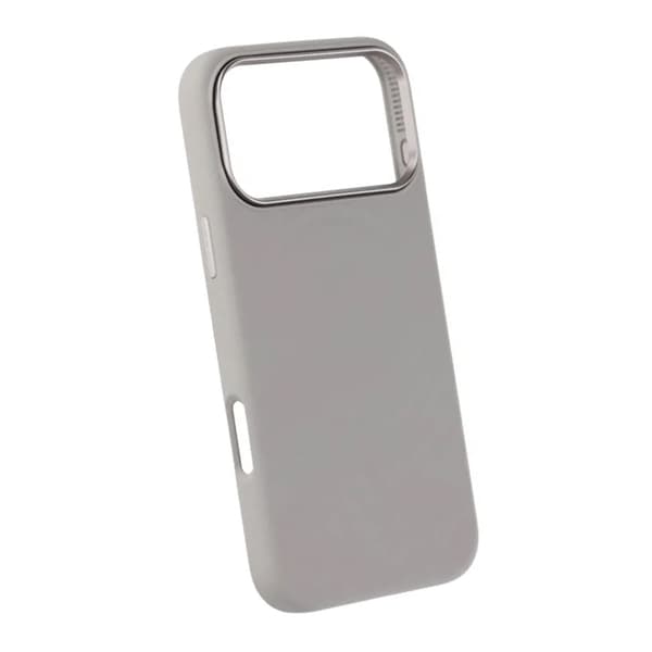 Mobilskal Silikon med Magsafe för iPhone 17 Pro Max - Ljusgrå