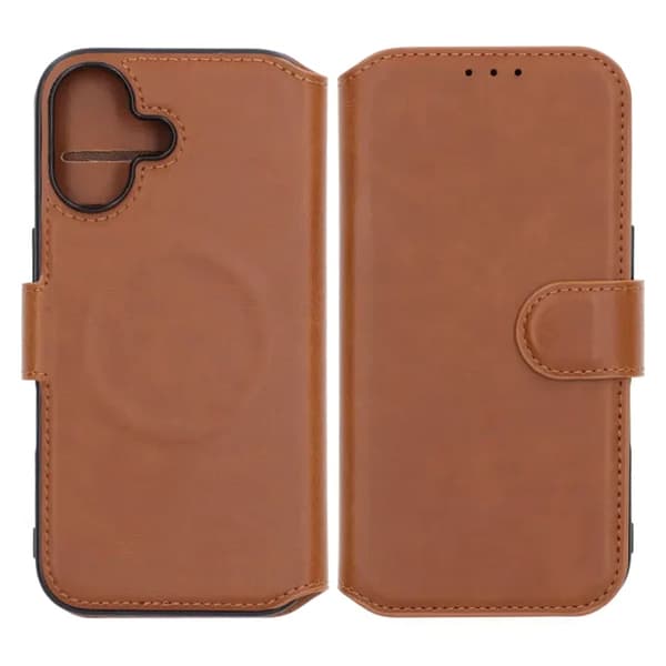 RV Wallet Case iPhone 17 Brown