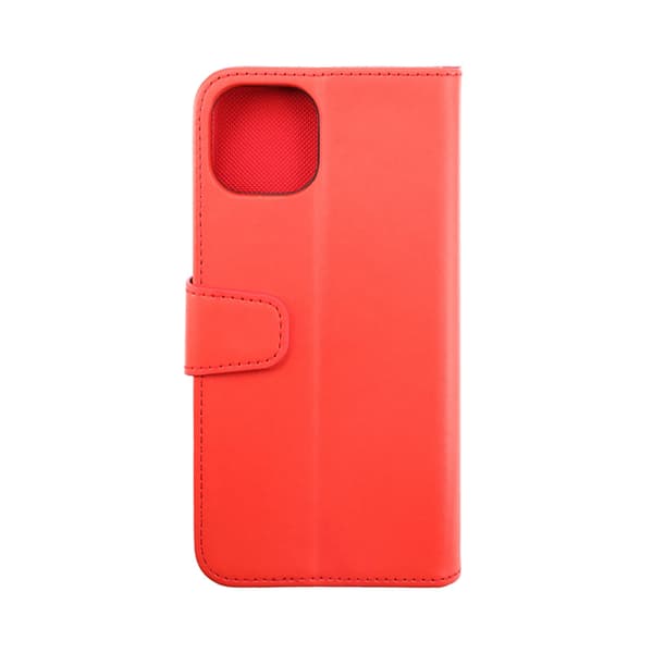 iPhone 14 Pro Max Plånboksfodral Extra Kortfack Rvelon - Röd