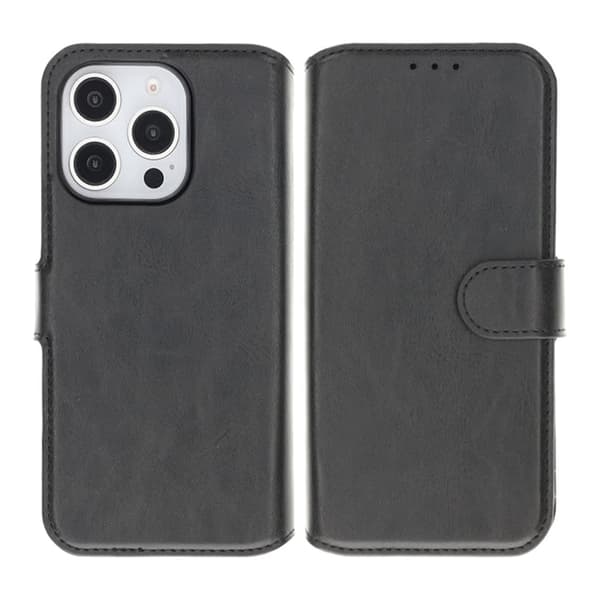RV Magnetic Wallet Case iPhone 16 Pro Max Black