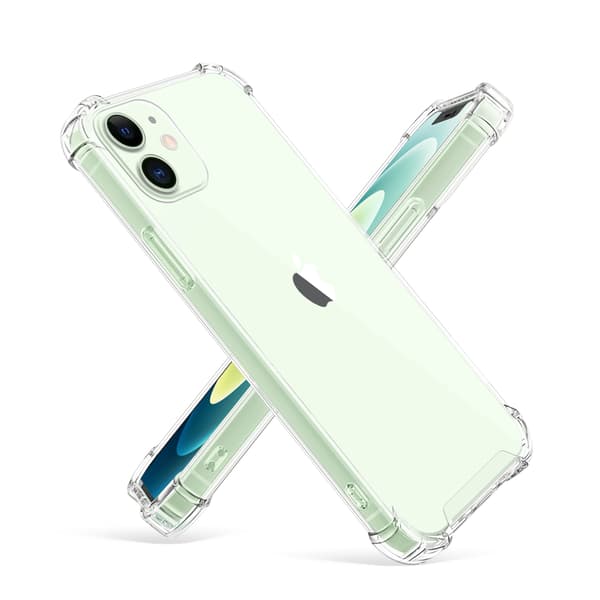 Shockproof Mobile Case iPhone 12 Mini - Transparent