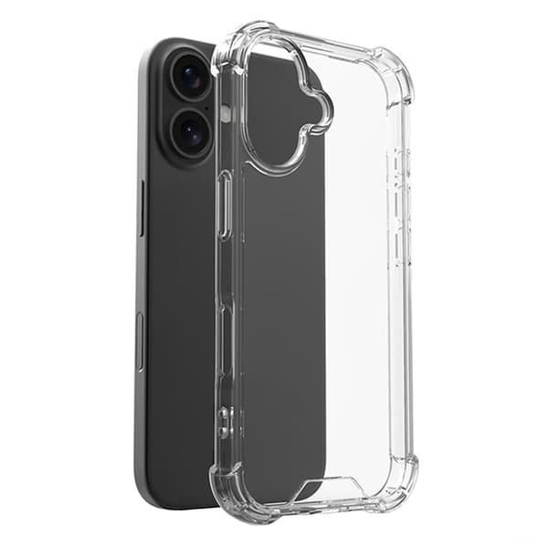 iPhone 16 Plus Shockproof Case - Transparent