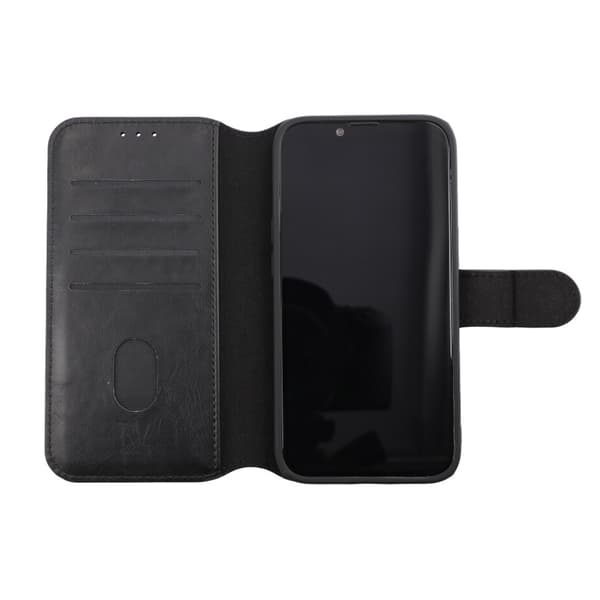 iPhone 13 Pro Plånboksfodral Magnet Rvelon - Svart