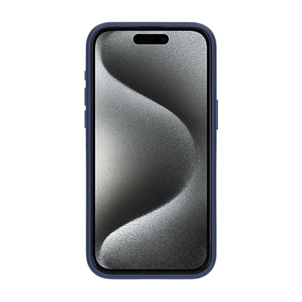 Matte case 360 ​​rotating bracket Mobile Phone Case For iPhone 15 Pro Max Blue
