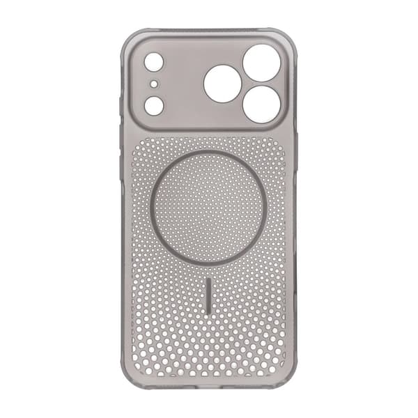 Magnetic Mesh Cooling Phone Case For iPhone 17 Pro Max/18 Pro Max Black