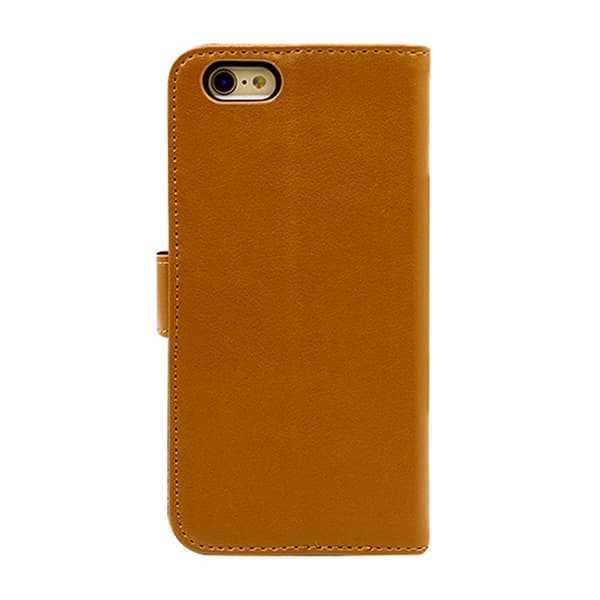 iPhone 6 och iPhone 6S Plånboksfodral Läder med Stativ - Brun