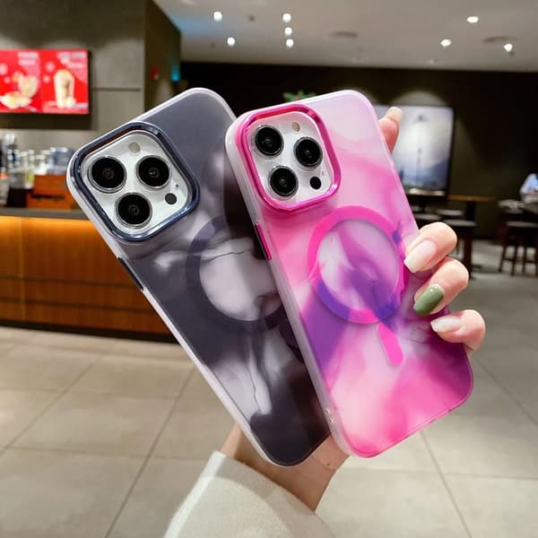 MagSafe Magnetic Ink Phone Case iPhone 14 Plus Grey