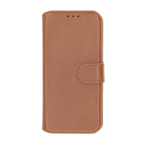 RV Magnetic Wallet Case iPhone 16 Plus Brown
