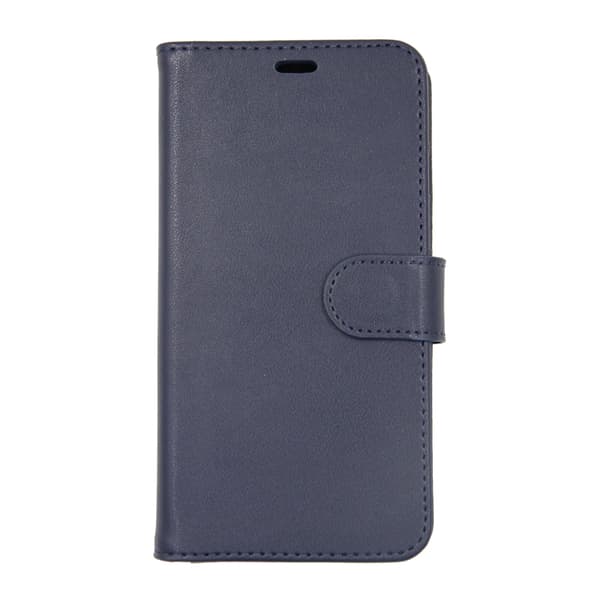 Wallet Case Leather with Stand for iPhone X and XS - Blue