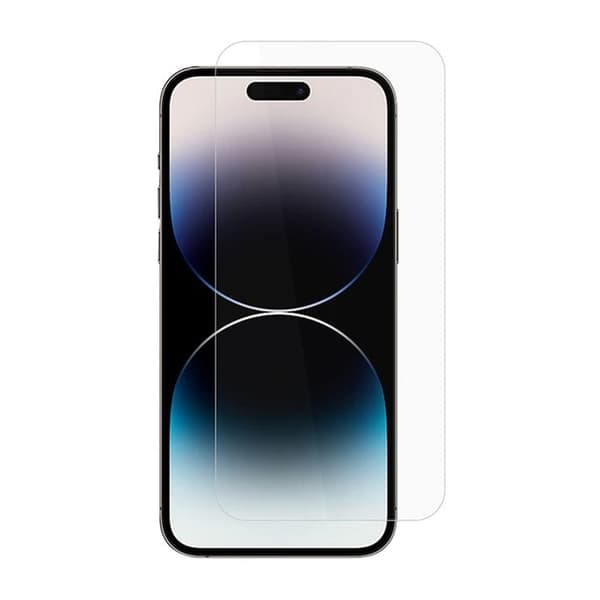 iPhone 15 Pro Screen Protector - Tempered Glass Aluminum 2.5D Transparent
