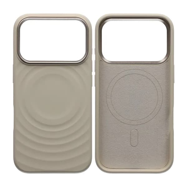Mobile Case Silicone with Magsafe for iPhone 17 Pro - Beige