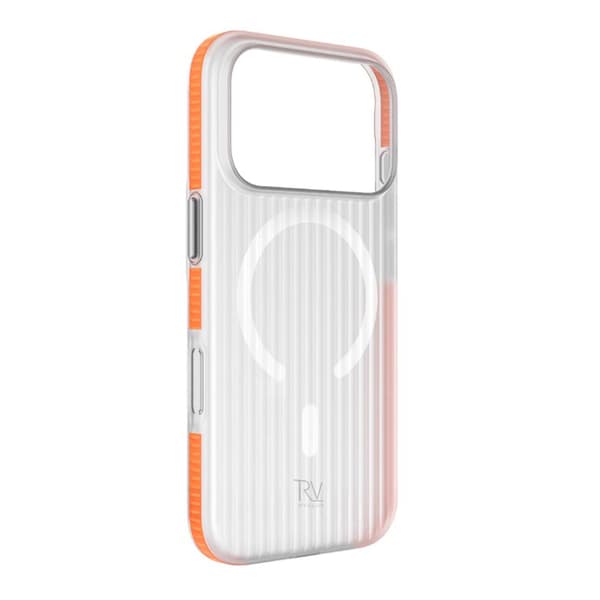 iPhone 17 Pro Case Corrugated with Magsafe Rvelon - Orange
